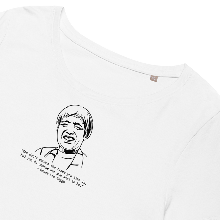 Grace Lee Boggs "You Don't Choose the Times" Relaxed t-shirt