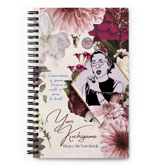 Yuri Kochiyama "Consciousness is Power" Spiral notebook