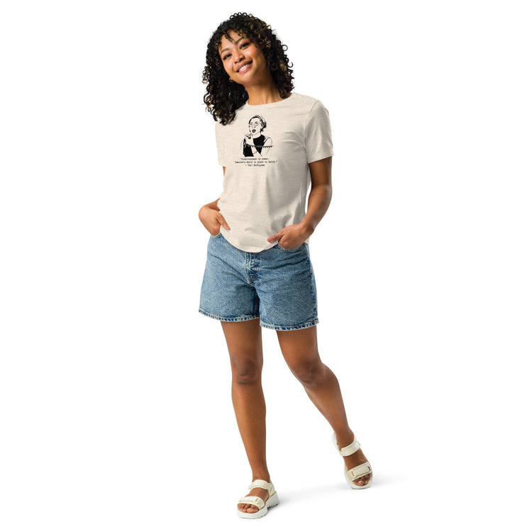 Yuri Kochiyama "Consciousness is Power" Relaxed t-shirt
