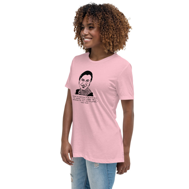 Rosa Parks "Stand for something or you will fall for anything" relaxed t-shirt